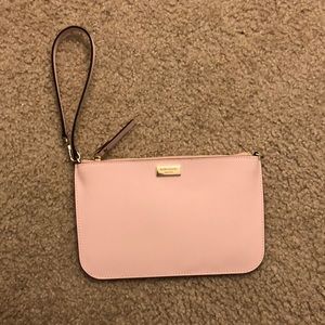 Kate Spade wristlet, light pink